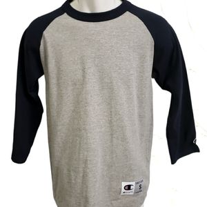 NWOT Champion Men's Raglan baseball t-shirt Small
